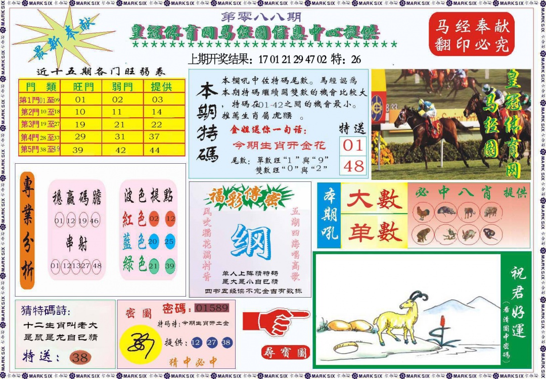 088期体育网马经图[图]